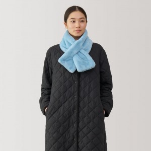 Bufanda Muji Anti Static Wearable Blanket Mujer Azules | DG0R3Z63T