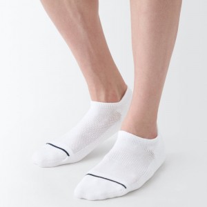 Calcetines Muji Right Angle Pile Sneaker 25-29cm Mujer Blancas | GV9R4Q27G