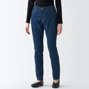 Jeans Muji Stretch Denim Slim Mujer Azules | YC4R1I48F