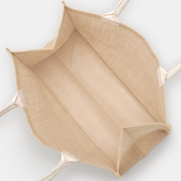 Bolso Tote Muji Jute Medium/A4 Hombre Marrones | NB1O1V01J