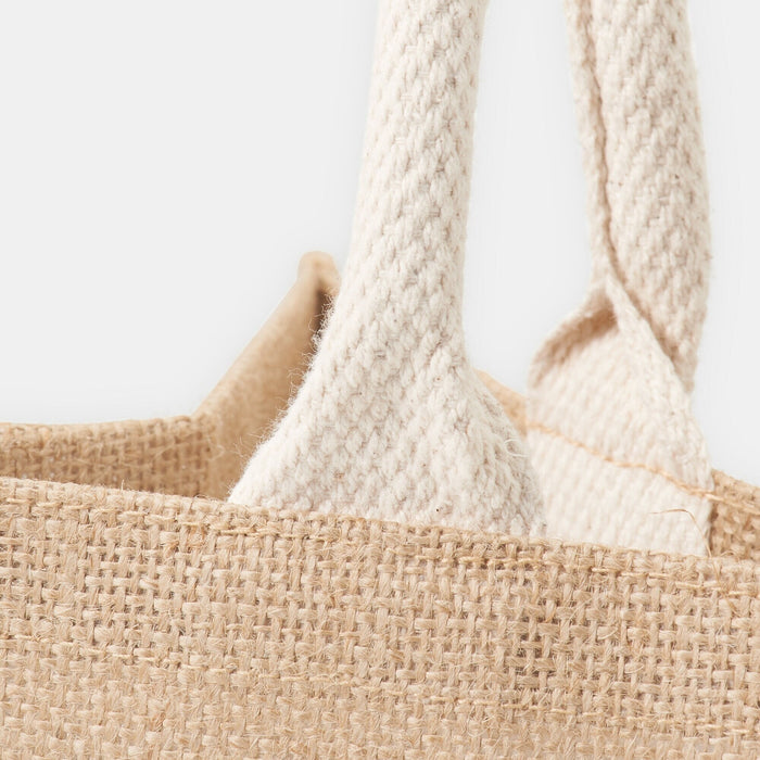 Bolso Tote Muji Jute Medium/A4 Hombre Marrones | NB1O1V01J