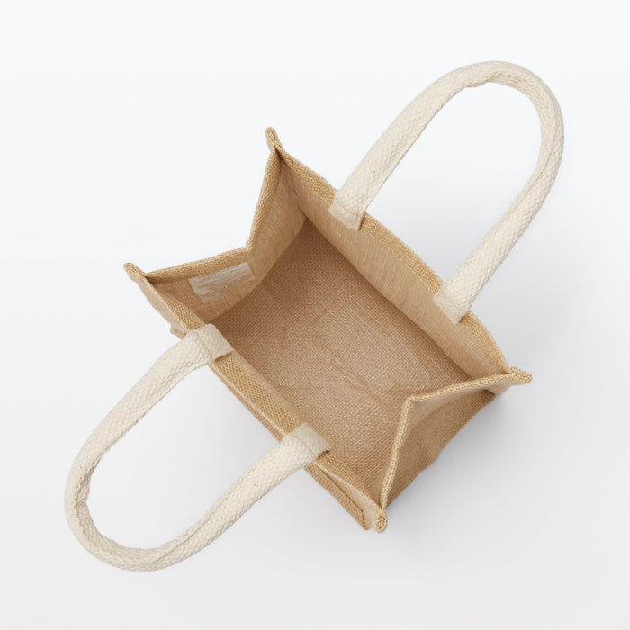 Bolso Tote Muji Jute Mini/A6 Hombre Marrones | KT9J6H82K