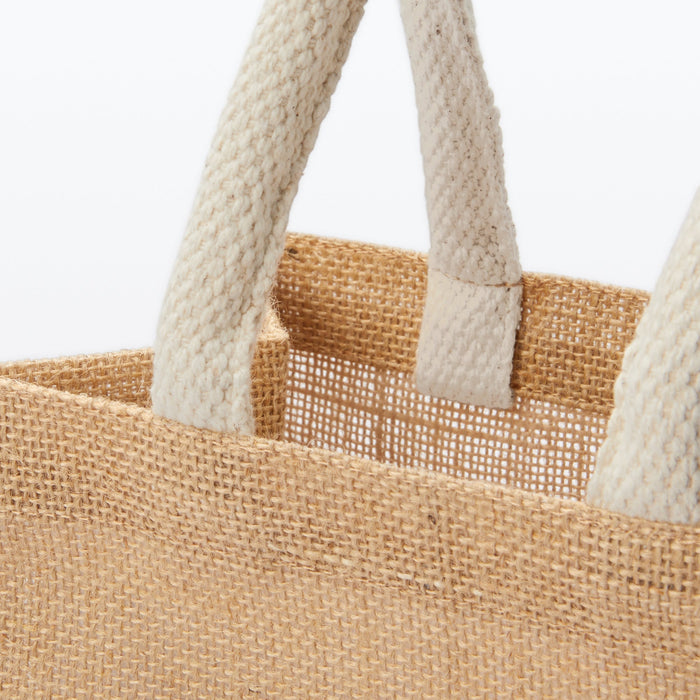Bolso Tote Muji Jute Mini/A6 Hombre Marrones | KT9J6H82K
