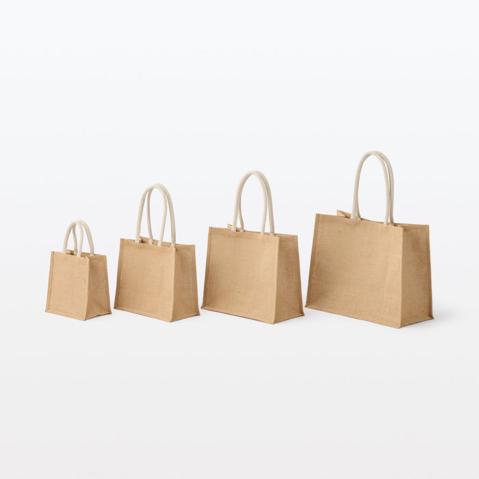 Bolso Tote Muji Jute Mini/A6 Hombre Marrones | KT9J6H82K