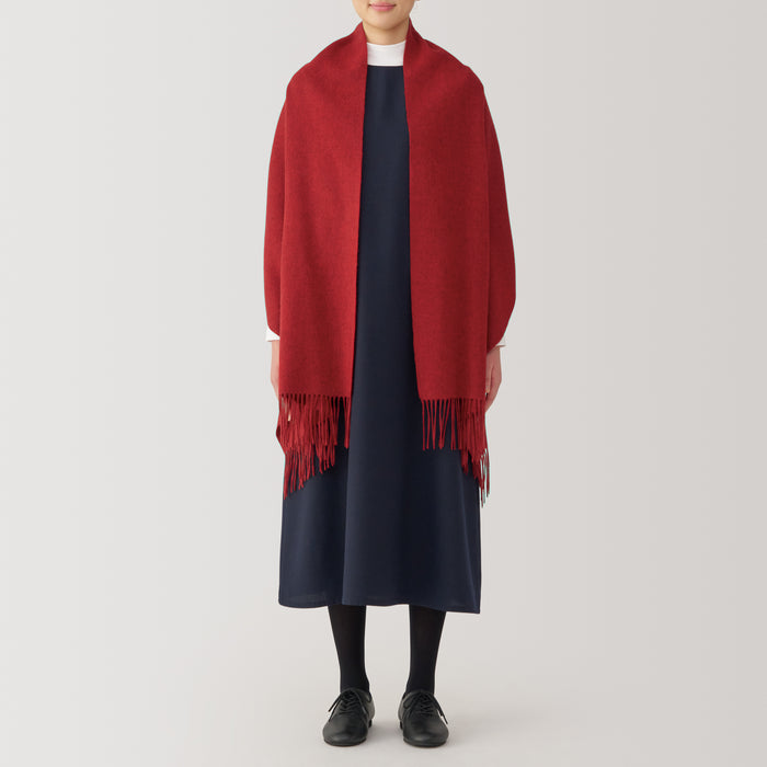 Bufanda Muji Wool Blanket Mujer Rojas | JV4B5A69Y