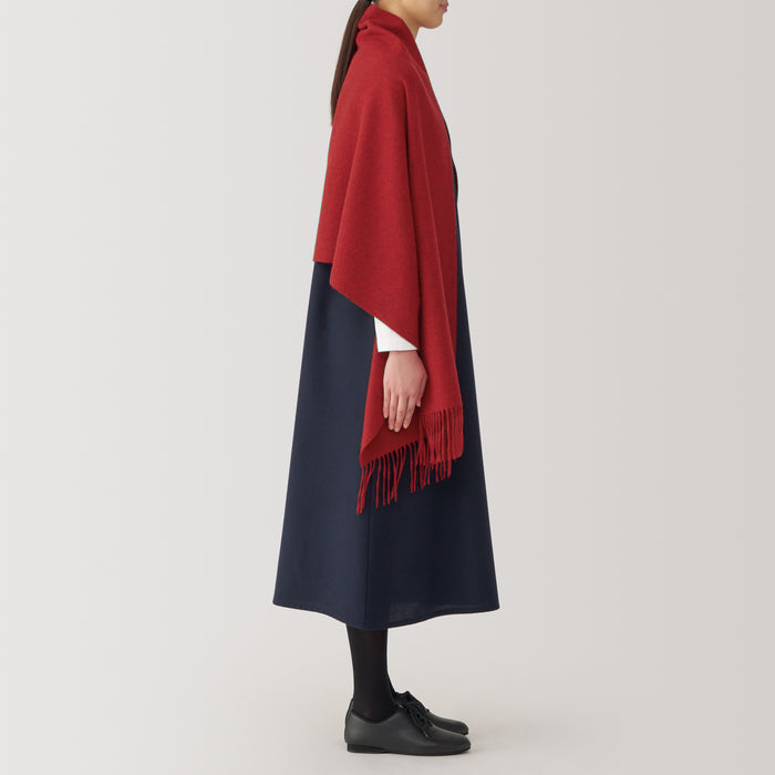 Bufanda Muji Wool Blanket Mujer Rojas | JV4B5A69Y