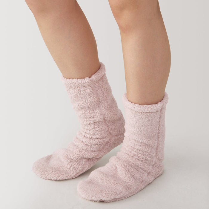 Calcetines Muji Right Angle Boa Fleece Cozy Hombre Rojas | MD7A9R35X