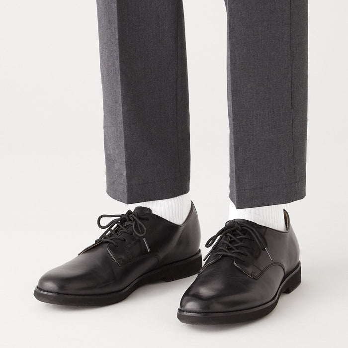 Calcetines Muji Right Angle Ribbed Hombre Negras | DC5G1A02Y
