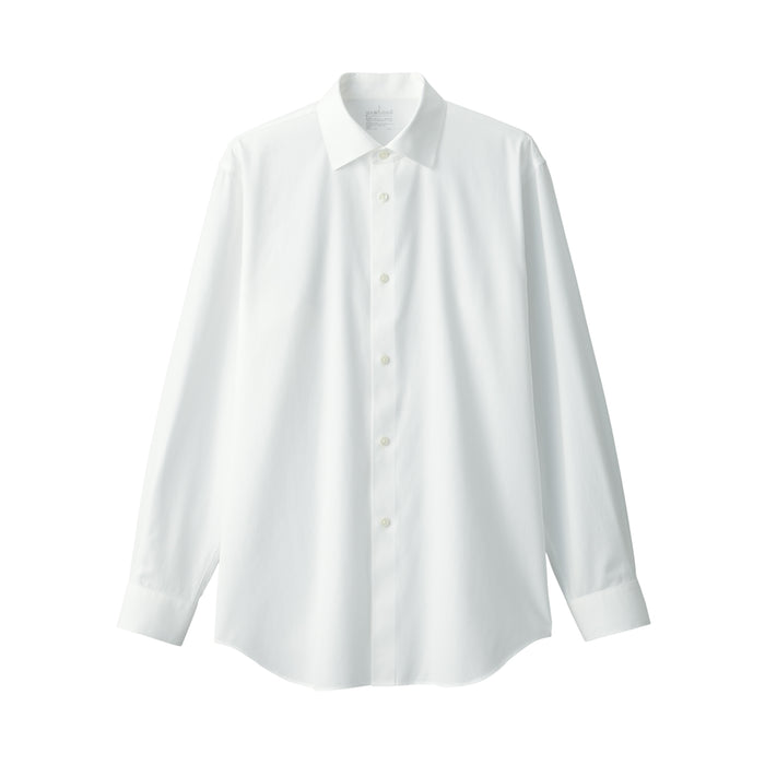 Camisas Muji Non-Iron Semi Wide Collar Hombre Blancas | IP4O2V27A