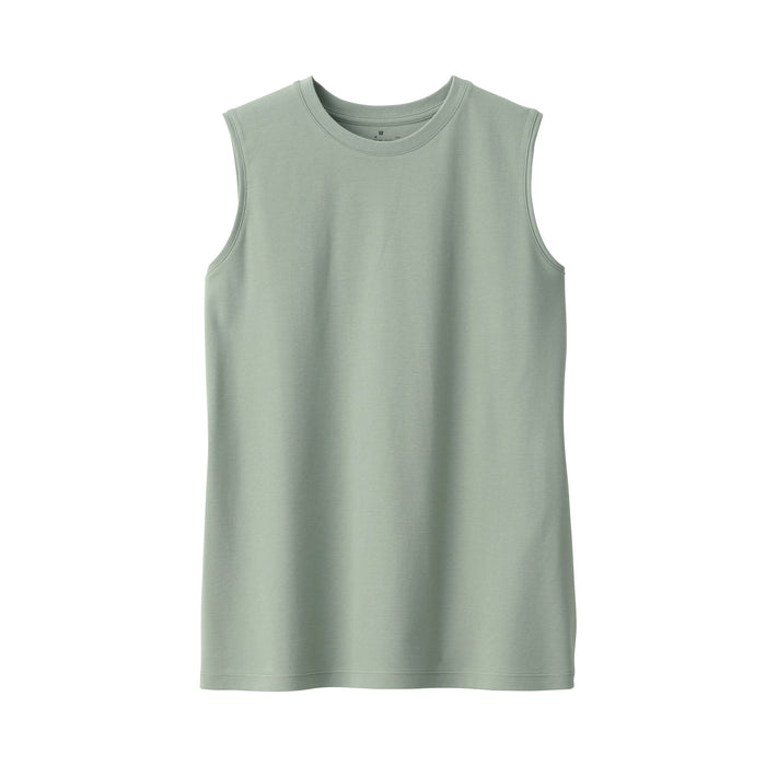 Camiseta Muji Anti-Sweat Stain Sleeveless Mujer Verde | GU8J9O55G
