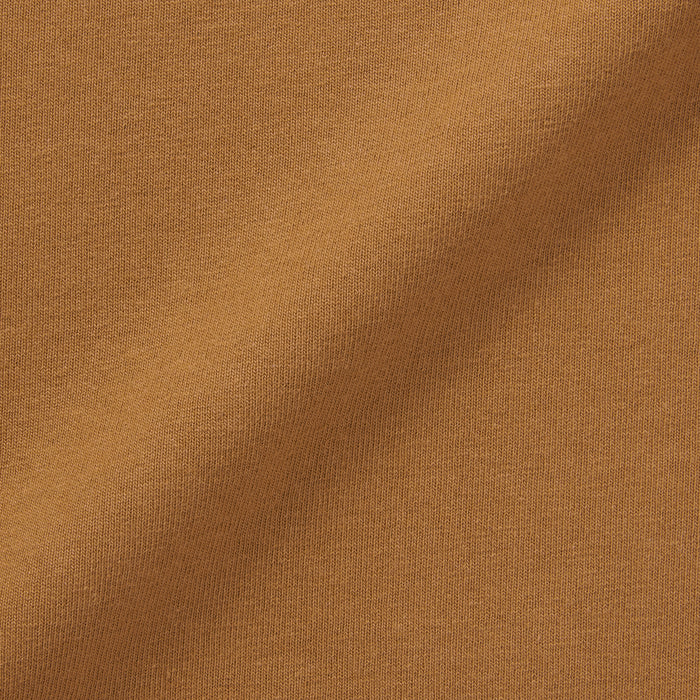 Camiseta Muji Heavy Weight Jersey Long Sleeve Hombre Marrones | TM2J0A75Q