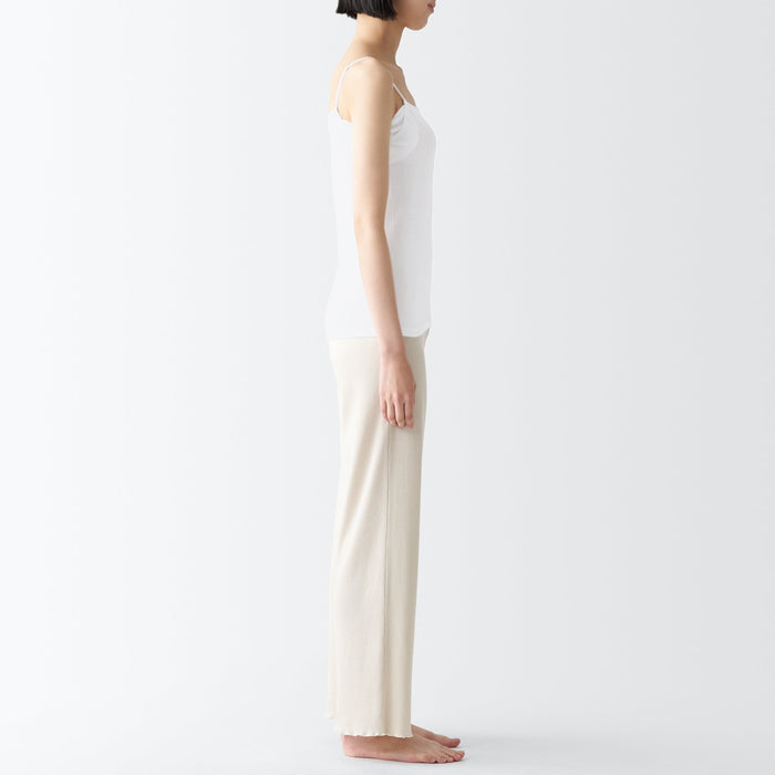 Camiseta sin Manga Muji Breathable Cotton with Sweat Pad Mujer Rosas | XS0R8M51I