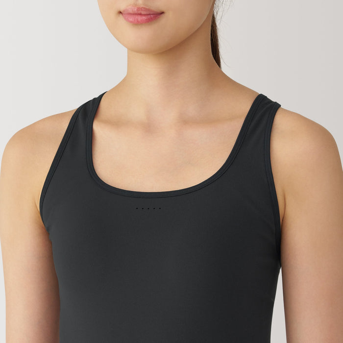 Camiseta sin Manga Muji Quick Dry Bra Mujer Negras | HD0U8C48Z
