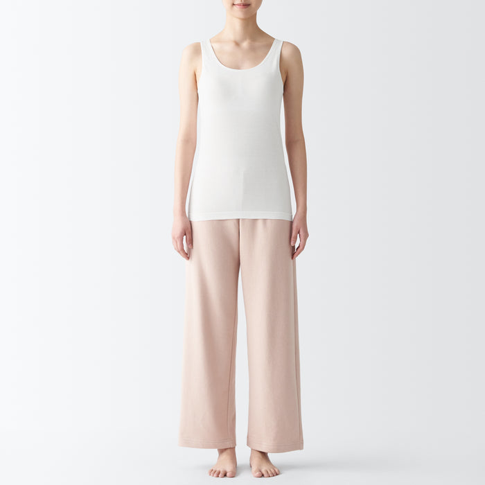 Camiseta sin Manga Muji Silk Blend Bra Mujer Blancas | QU5R7R82H