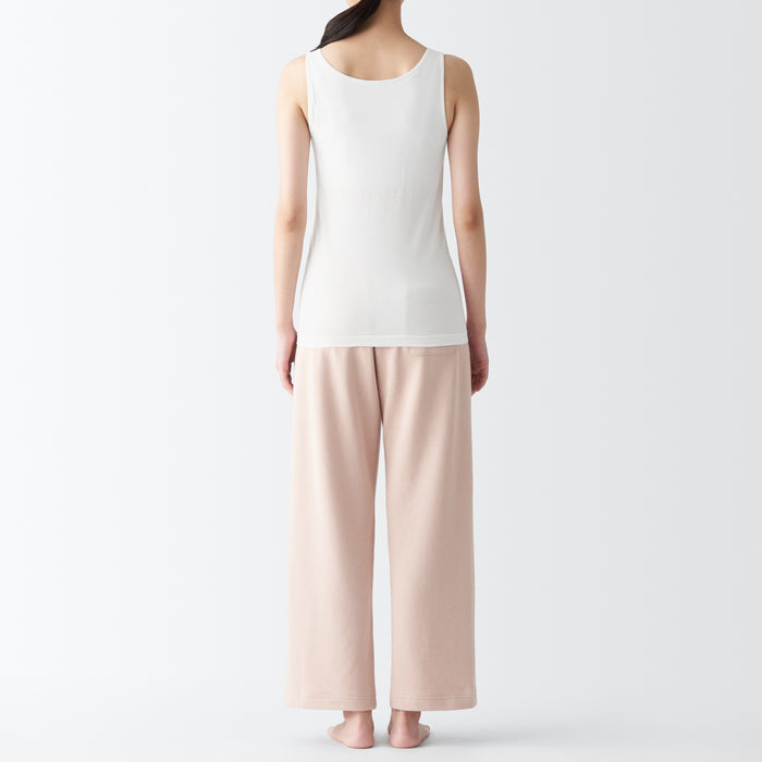 Camiseta sin Manga Muji Silk Blend Bra Mujer Blancas | QU5R7R82H