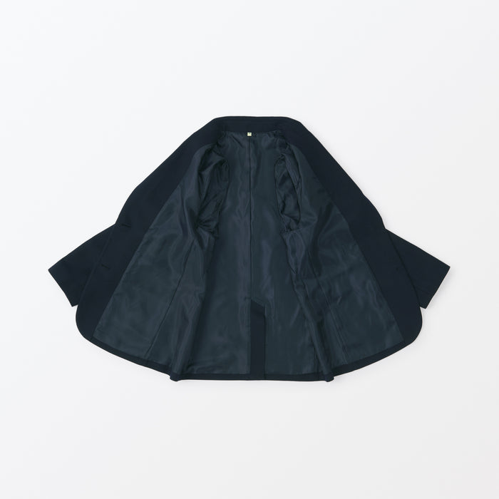 Chaquetas Muji Brushed Tailored Mujer Azul Marino | AQ0S9X85V