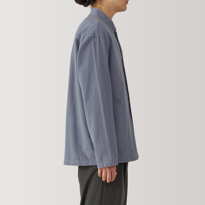 Chaquetas Muji Flannel Shirt Hombre Gris | IG9Y2L85D