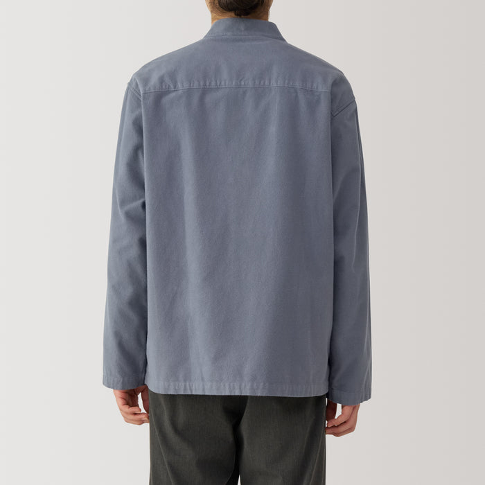 Chaquetas Muji Flannel Shirt Hombre Gris | IG9Y2L85D
