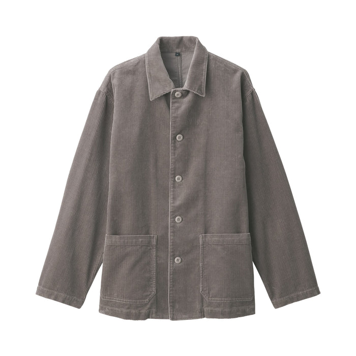 Chaquetas Muji Kapok Blend Corduroy Hombre Gris | YP7F2Z13C