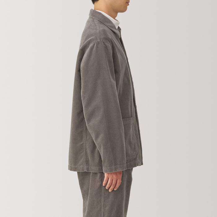 Chaquetas Muji Kapok Blend Corduroy Hombre Gris | YP7F2Z13C