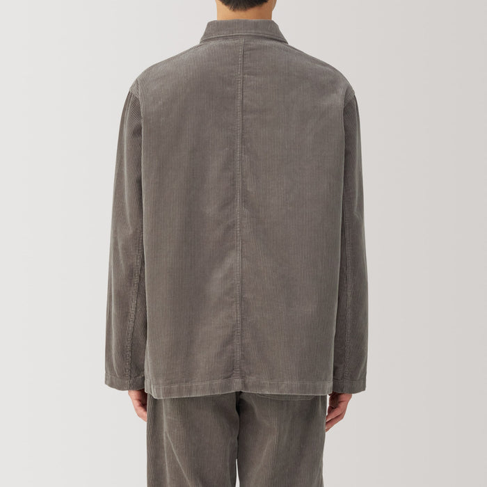Chaquetas Muji Kapok Blend Corduroy Hombre Gris | YP7F2Z13C