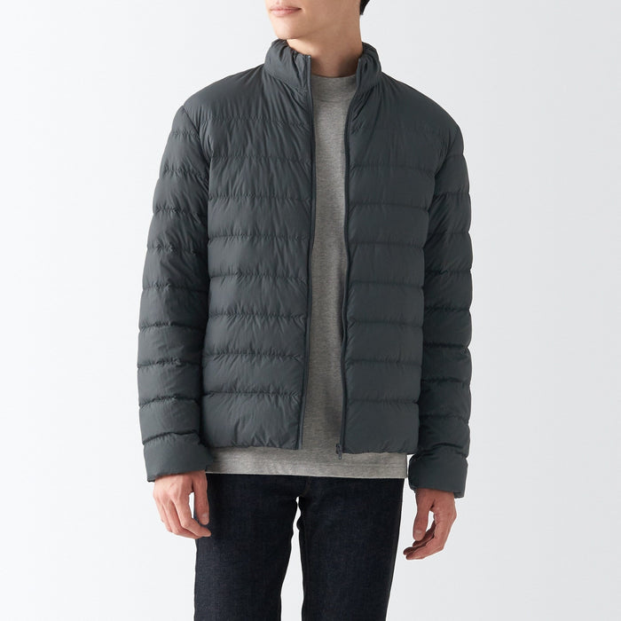 Chaquetas Muji Recycled Nylon Lightweight Down Hombre Gris | LH3B2V24I