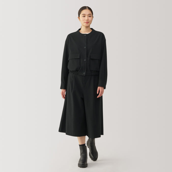 Chaquetas Muji Stretch Brushed Cardigan Mujer Negras | VQ4E8L91W