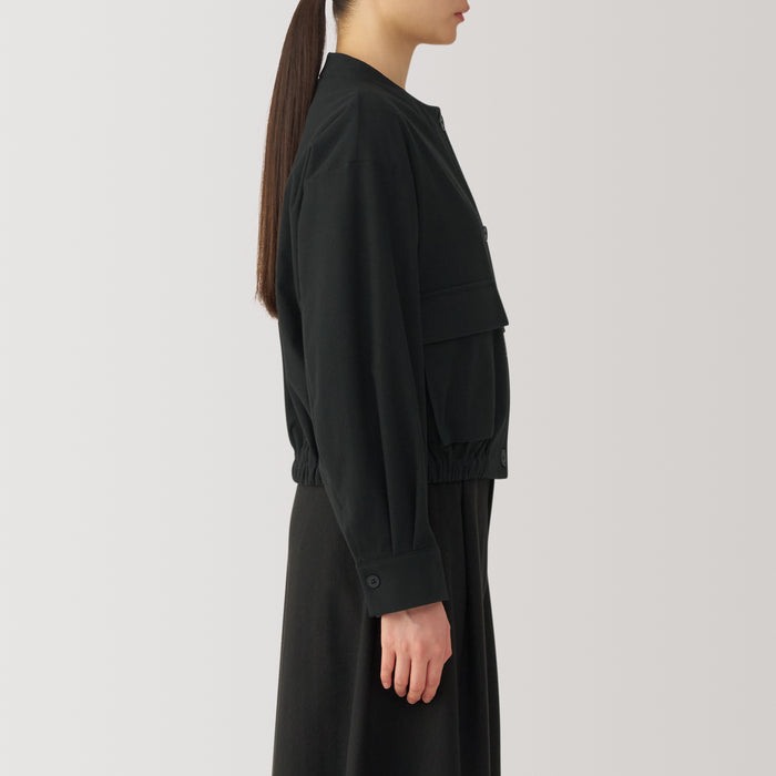 Chaquetas Muji Stretch Brushed Cardigan Mujer Negras | VQ4E8L91W