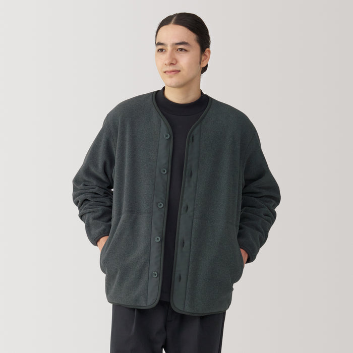 Cárdigan Muji Recyclable Fleece Hombre Gris | XQ0Q7F51W