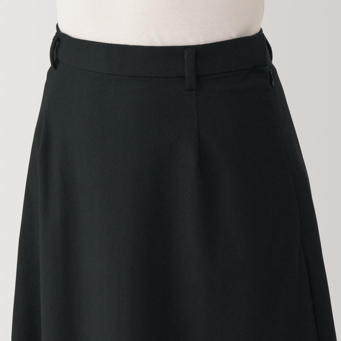 Falda Muji Stretch Brushed Flared Mujer Negras | YD3U3V58H