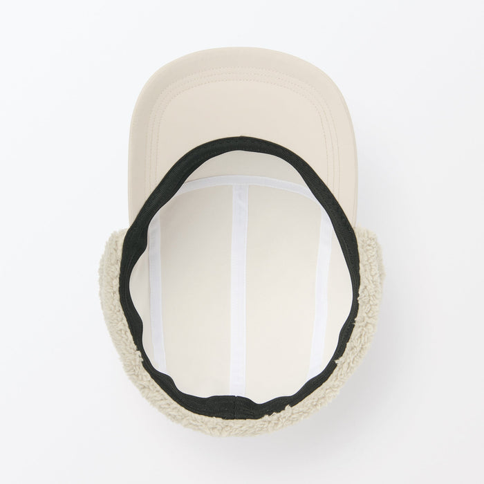 Gorras Muji Water Repellent Boa Fleece Hombre Beige | IY1Y3D16P