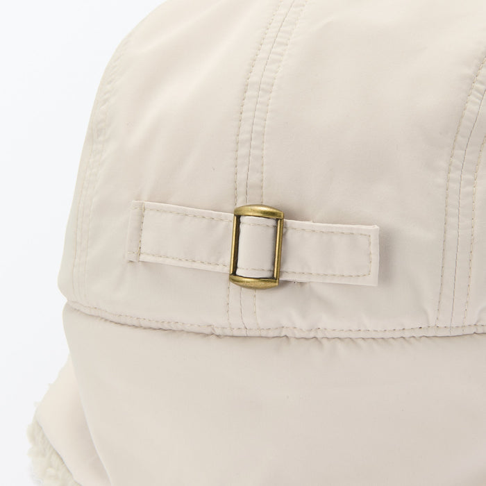 Gorras Muji Water Repellent Boa Fleece Hombre Beige | IY1Y3D16P