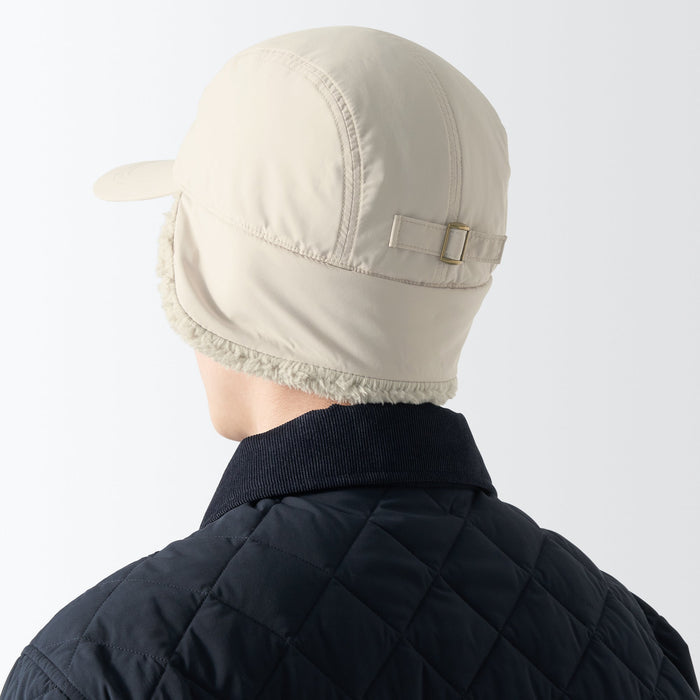 Gorras Muji Water Repellent Boa Fleece Mujer Blancas | FL5D3P35R