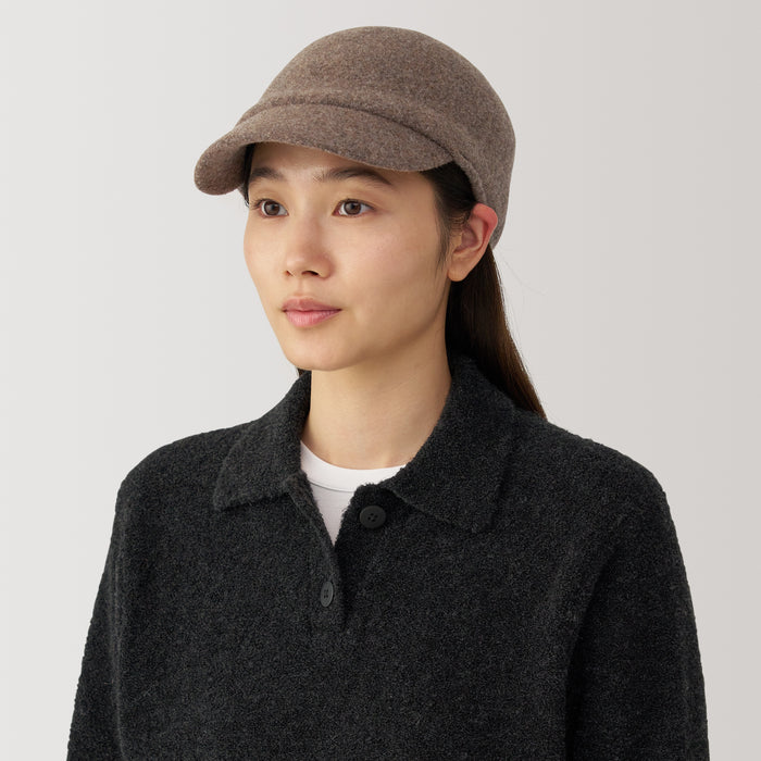 Gorras Muji Wool Hombre Marrones | SV5K4Q30I