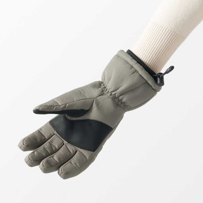 Guantes Muji Water Resistant Mujer Negras | UK5E5A96S
