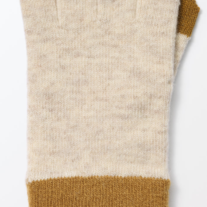 Guantes Muji Wool Blend Touchscreen Bicolor Hombre Gris | CH3U6D62A