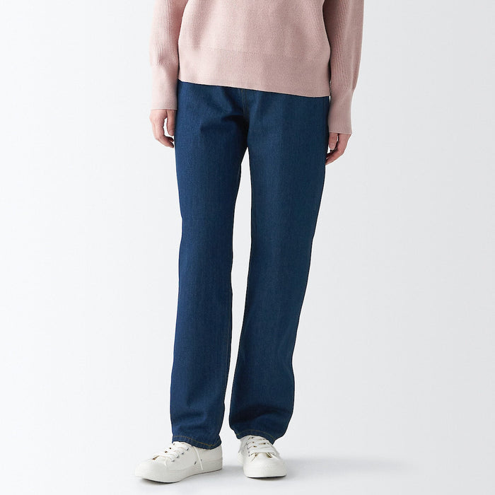 Jeans Muji Denim Regular Mujer Azules | TJ6F4T11R