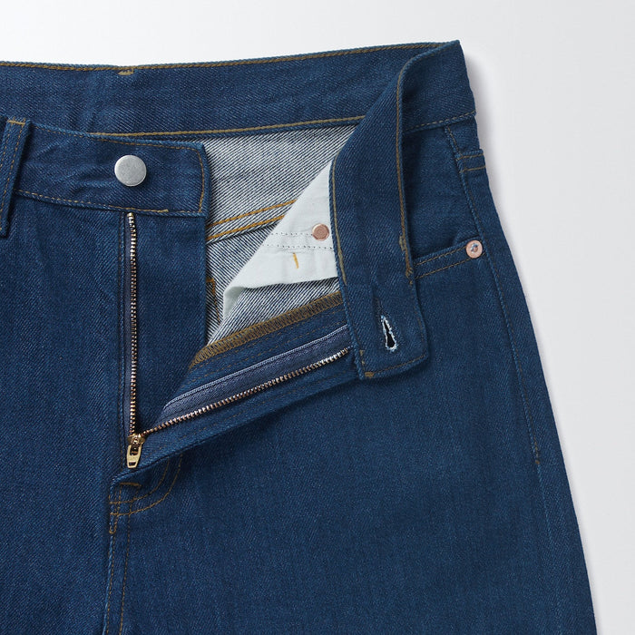 Jeans Muji Denim Regular Mujer Azules | TJ6F4T11R