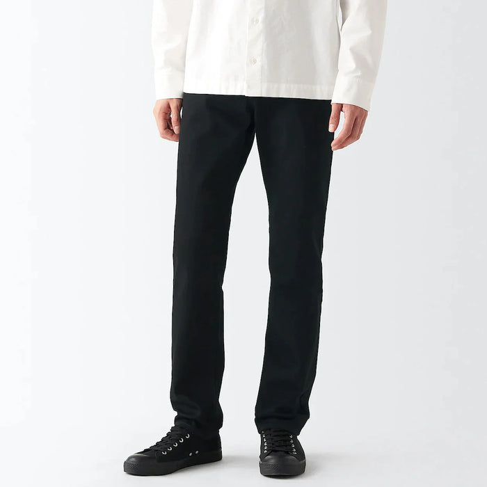 Jeans Muji Stretch Denim Slim Hombre Negras | ZL4T5R57N