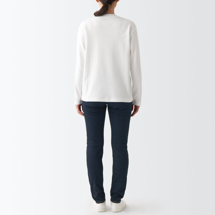 Jeans Muji Super Stretch Denim Skinny Mujer Azul Marino | BM1Y9R39X