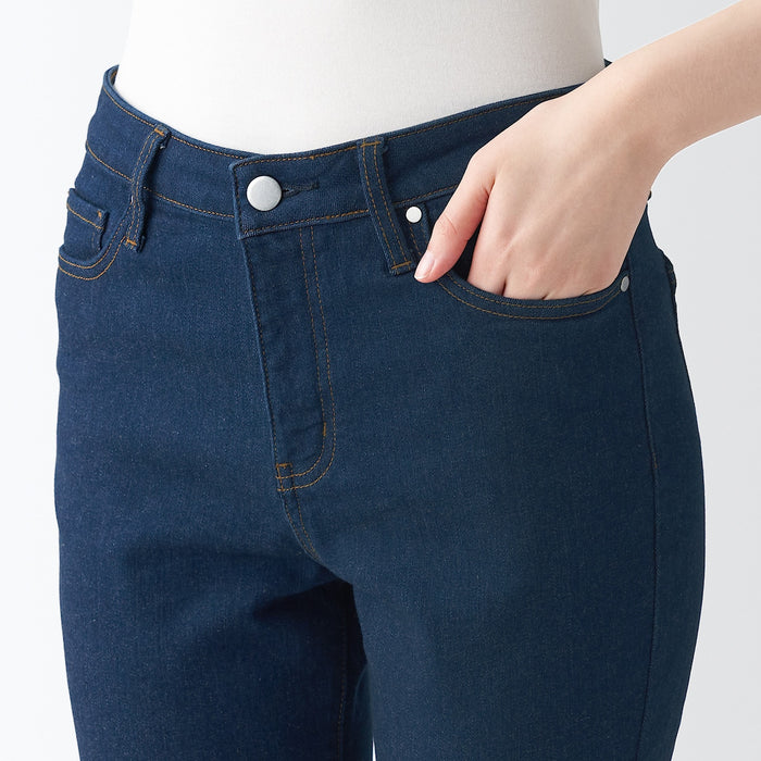 Jeans Muji WoSuper Stretch Denim Skinny Hombre Azul Marino | NV4U4K18C
