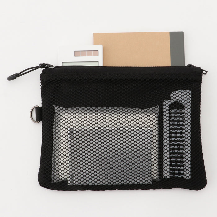 Neceser De Baño Muji Double Fastener Hombre Negras | JE3M6L01H