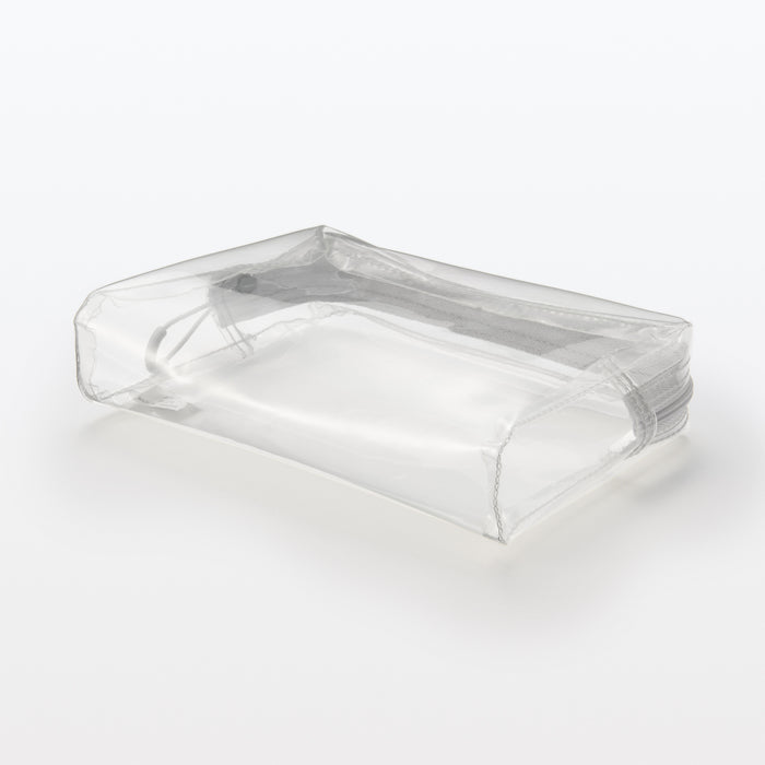 Neceser De Baño Muji TPU Clear Hombre Blancas | CL4A8V37H