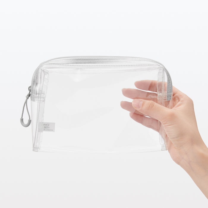 Neceser De Baño Muji TPU Clear Hombre Blancas | CL4A8V37H