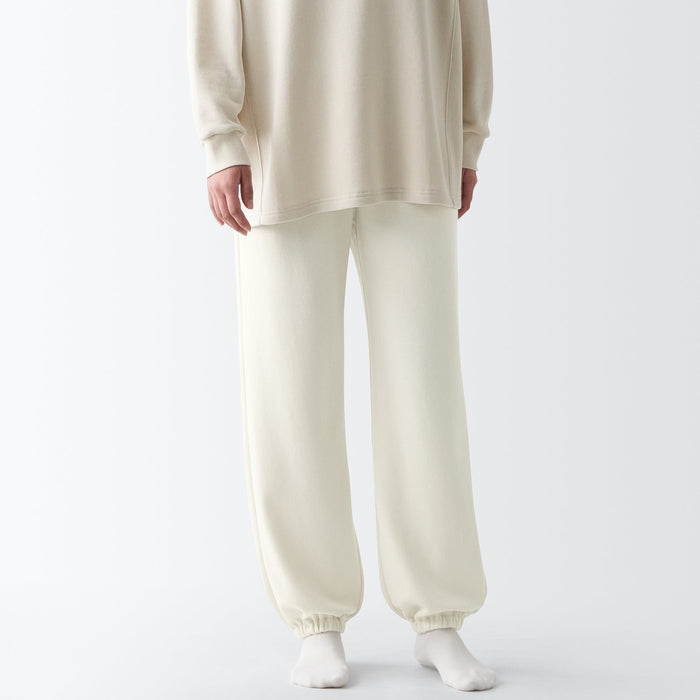 Pantalon Deportivo Muji Soft Mujer Blancas | CL3Q3U10I
