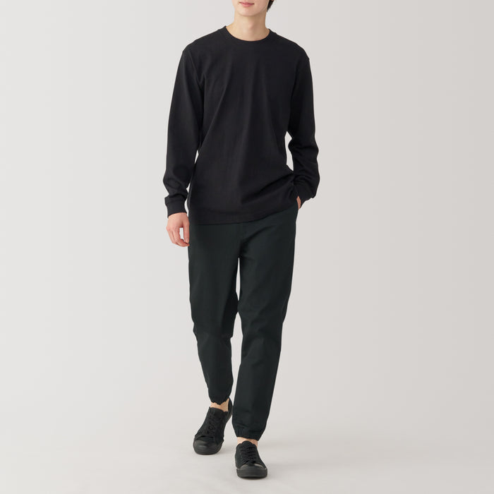 Pantalon Deportivo Muji Super Stretchy Denim Hombre Negras | LW9B6G96V