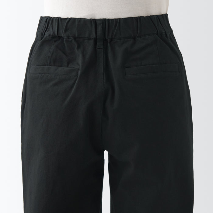 Pantalon Muji 4-Way Stretch Chino Wide Mujer Negras | CU6H4M28X