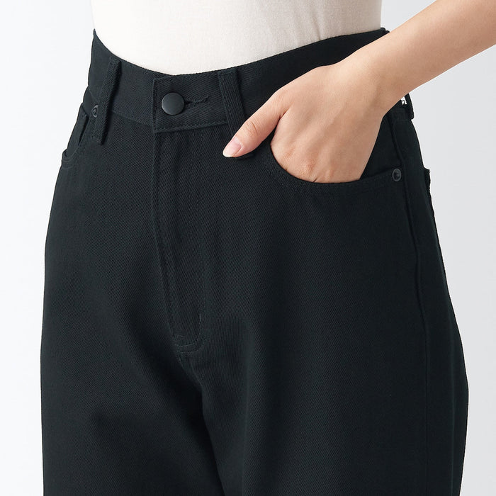 Pantalon Muji Denim Regular Mujer Negras | VL0R2G98Y