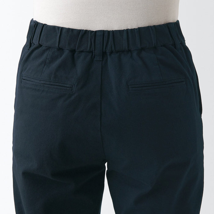 Pantalon Muji Wo4-Way Stretch Chino Slim Tapered Hombre Azul Marino | CV4Z2C58O