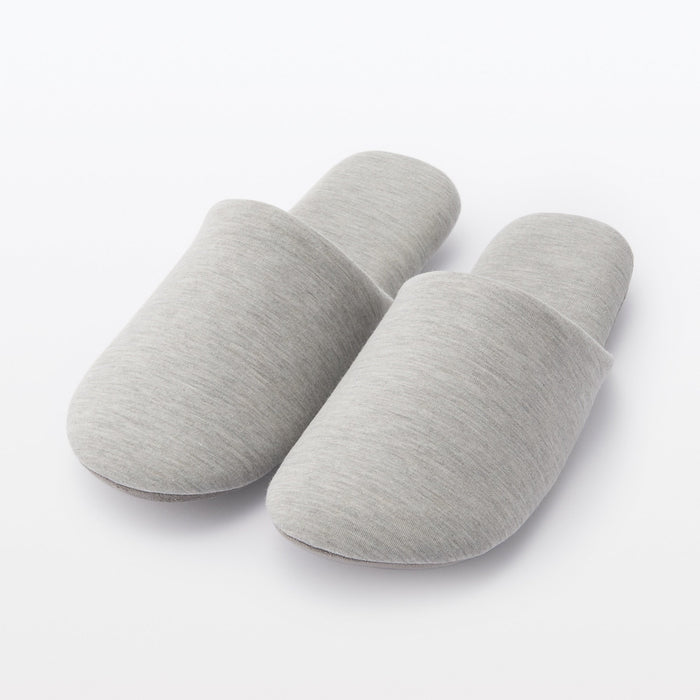 Pantuflas Muji Cotton Soft Hombre Gris | RG0S5G56A